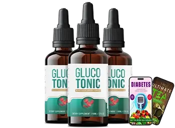 GlucoTonic Blood Sugar Support Formula — 3 bottle supply